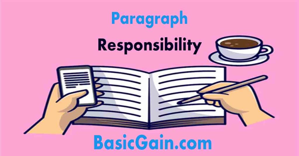 Responsibility paragraph ssc hsc