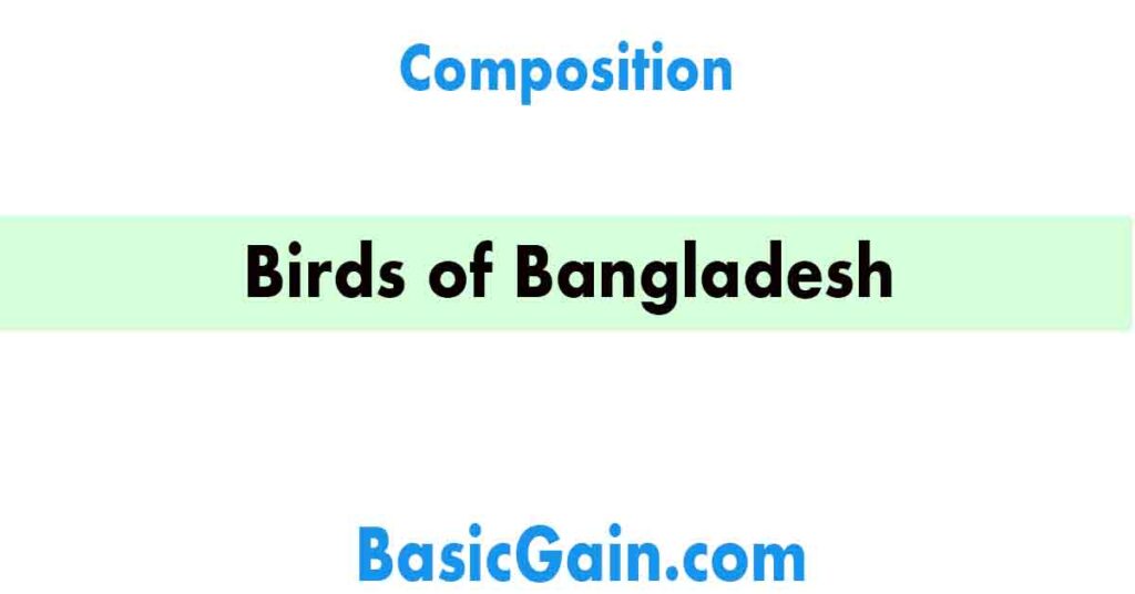 composition birds of bangladesh